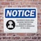 Signmission Hazardous Noise Area Hearing OSHA Notice Sign, Plastic, 10in W x 7in L, 2PK OS-2PACK-NS-P-710-L-13321 - alternate 7